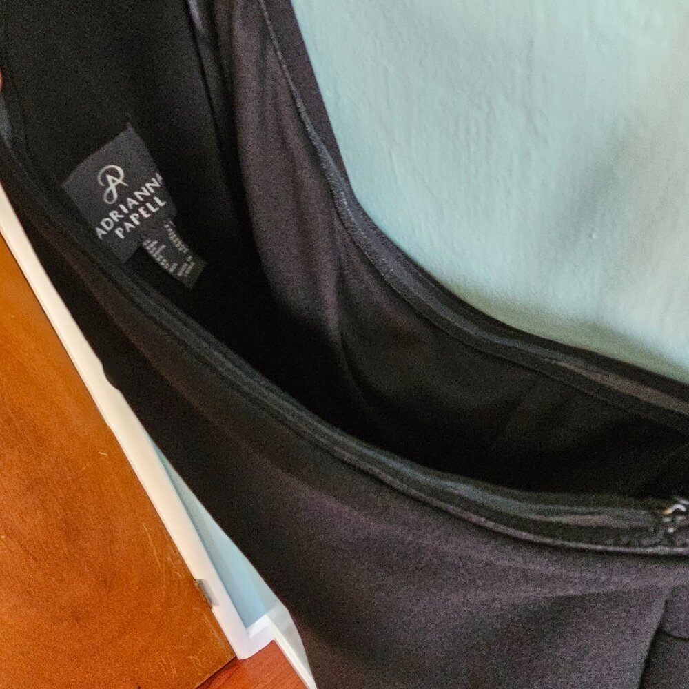 ADRIANNA PAPELL Black One-Shoulder Jumpsuit | 8 - Picture 7 of 15
